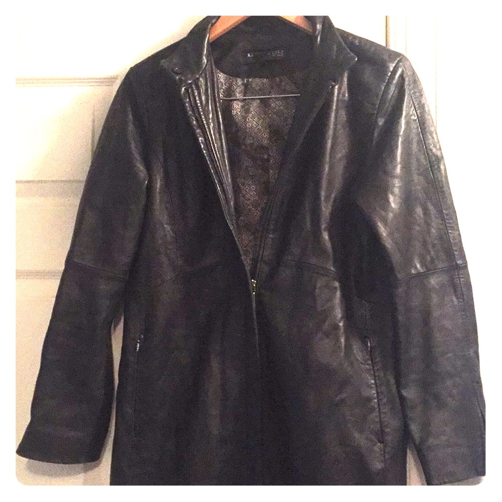 Kenneth Cole Leather coat